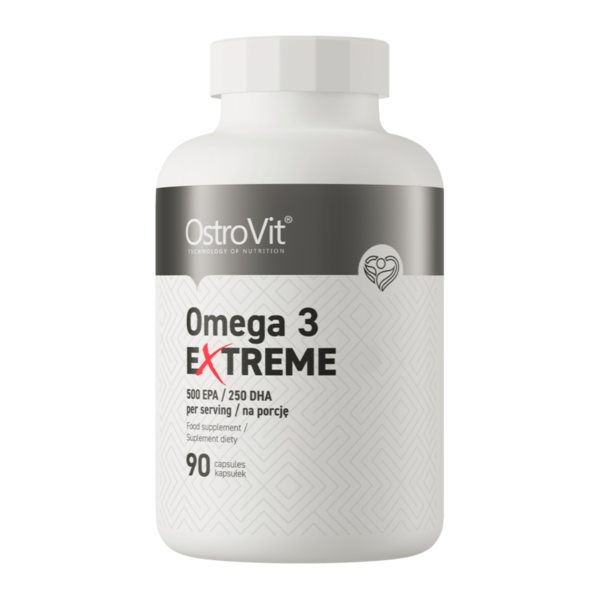 OSTROVIT Omega-3 Extreme, Tugevatoimeline kalaõli, 90 kapslit 1