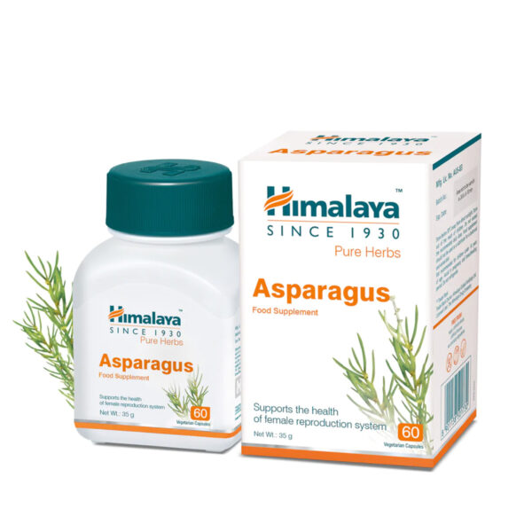 HIMALAYA Asparagus Shatavari spargli juure ekstrakt 60 kapslit