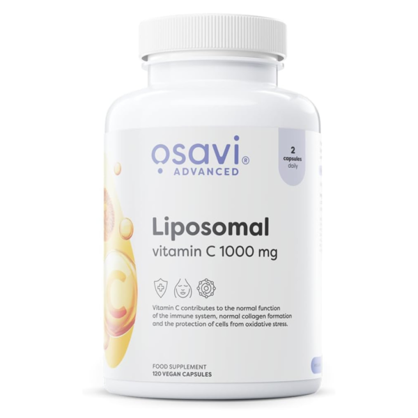 Liposoomne C-vitamiin 1000mg 120 kapslit, OSAVI 1