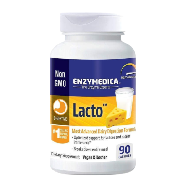 ENZYMEDICA LACTO, Seedeensüümid laktoositalumatuse korral, 90 kapslit