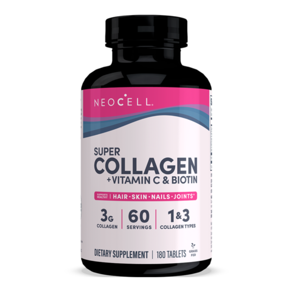 NEOCELL SUPER COLLAGEN C-vitamiin Biotiin kollageeni toidulisand 180 tabletti