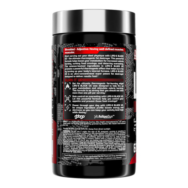 NUTREX LIPO-6 Black UC, Termogeenne rasvapõletaja, 60 kapslit 2