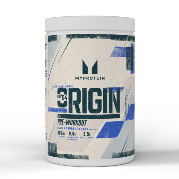 MYPROTEIN Origin Pre-Workout, treeningueelne segu, 600g sinine vaarikas