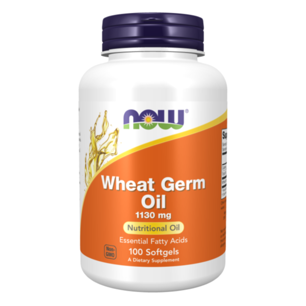 NOW FOODS Wheat Germ Oil, Nisuiduõli 1130mg, 100 geelkapslit