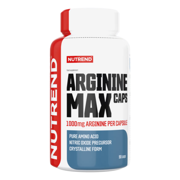 NUTREND Arginine MAX, L-Arginiin 1000mg, 90 kapslit