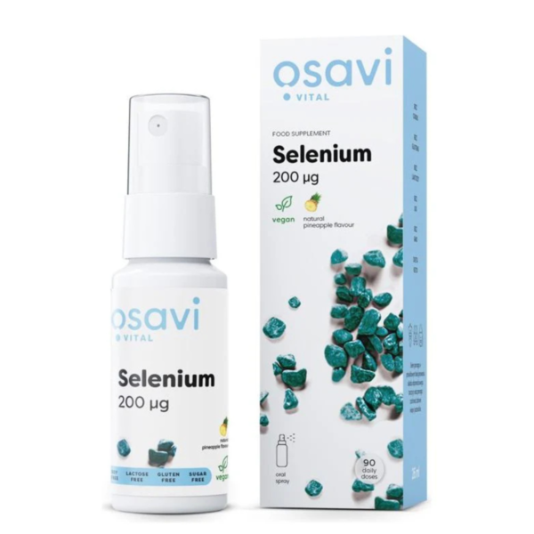 OSAVI seleen 200mcg 26ml sprei ananass