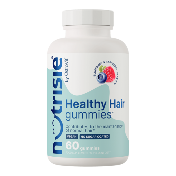 OSTROVIT NUTRISIE® Healthy Hair kummikarud juustele, mustikas-vaarikas