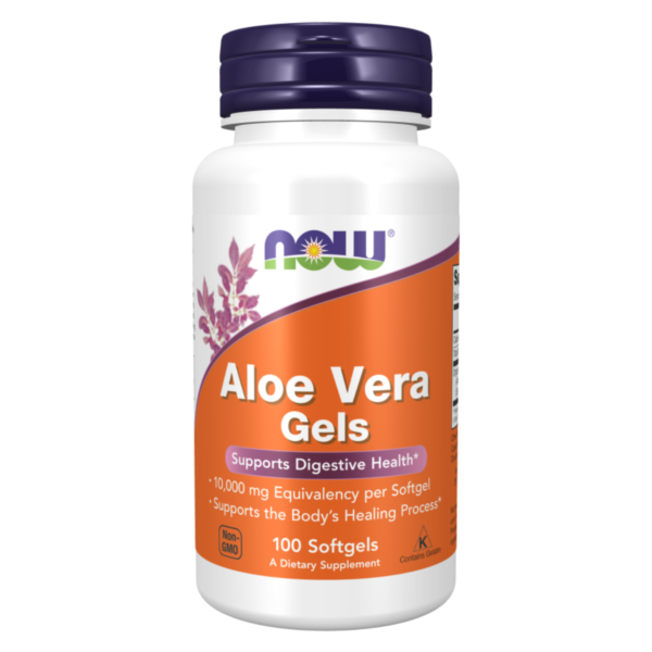 Aloe Vera 10000mg 100 geelkapslit, NOW FOODS 1