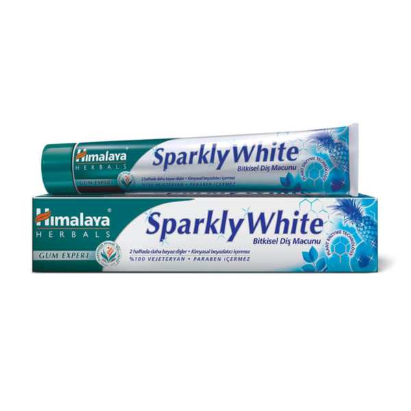 Sparkly White taimne fluoriidivaba hambapasta 75ml, HIMALAYA