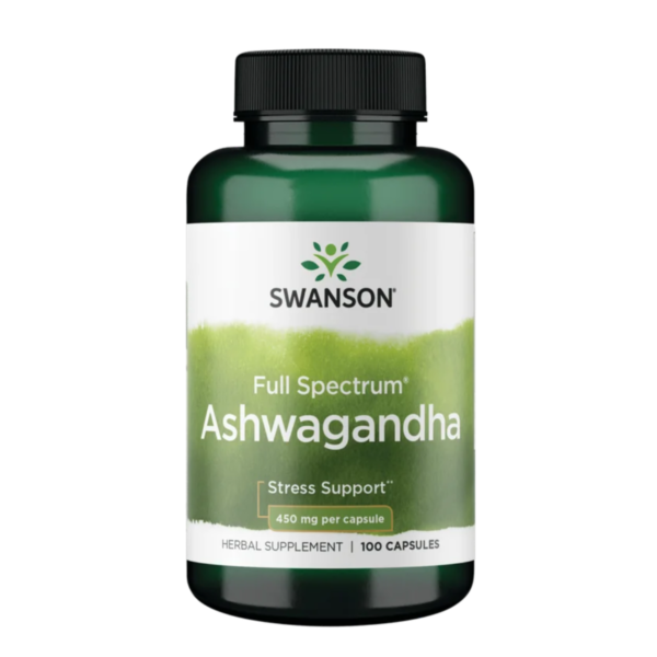 SWANSON Full Spectrum Ashwagandha 450mg 100 kapslit