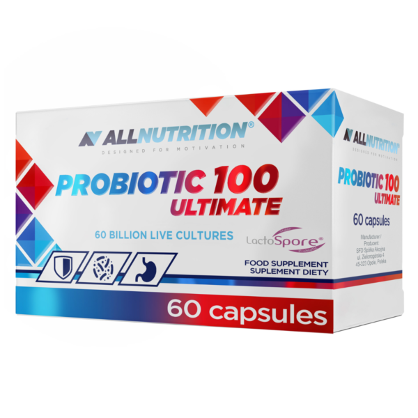 ALLNUTRITION Probiotic 100 Ultimate, Piimhappebakterid 60 kapslit