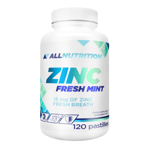 ALLNUTRITION Zinc 15mg, Tsingipastillid piparmünt 120tk