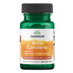 SWANSON Beta-Carotene (Vitamin A), 10 000 IU – Beeta-karoteen (A-vitamiin), 250 kapslit 1