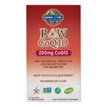 GARDEN OF LIFE Raw CoQ10 200mg - Puhas CoQ10 kompleks, 60 taimset kapslit 1