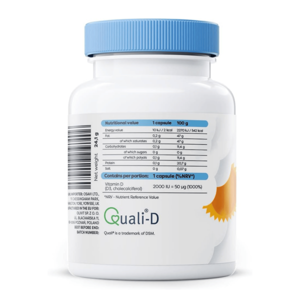 osavi D3‑vitamiin, 60 kapslit 2