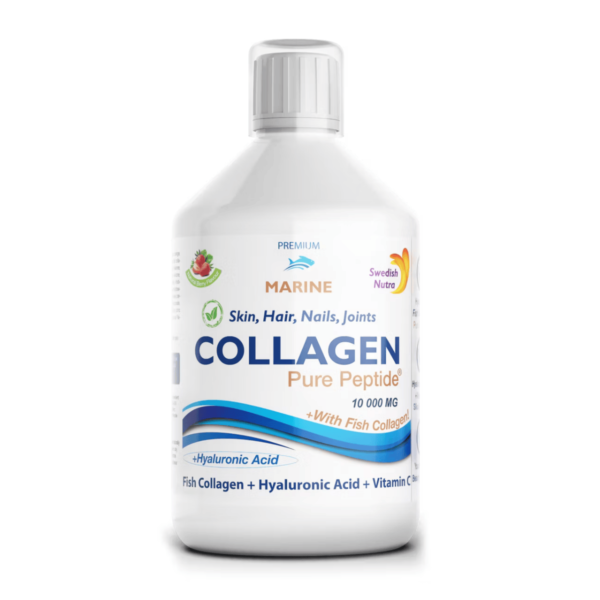 SWEDISH NUTRA Collagen 10000mg Marine Vedel Merekollageen 500ml 1