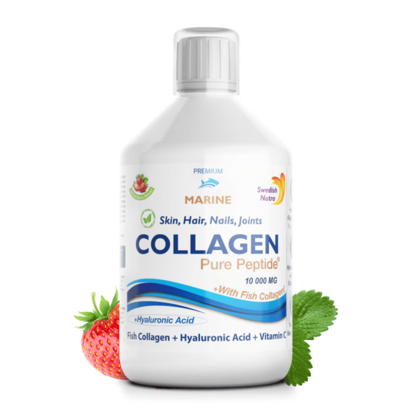 SWEDISH NUTRA Collagen 10000mg Marine Vedel Merekollageen 500ml 2