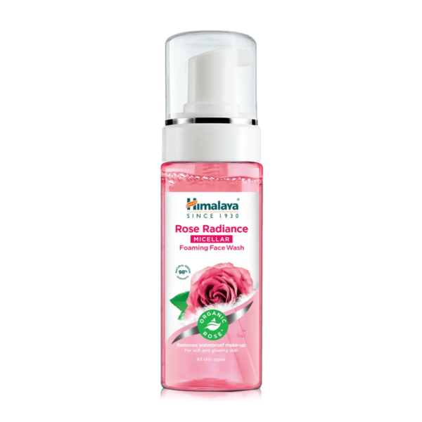 HIMALAYA Rose Radiance Micellar - Näopesuvaht Roosi ekstraktiga, 150ml