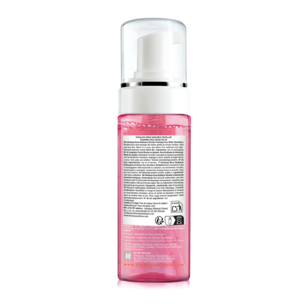 HIMALAYA Rose Radiance Micellar - Näopesuvaht Roosi ekstraktiga, 150ml