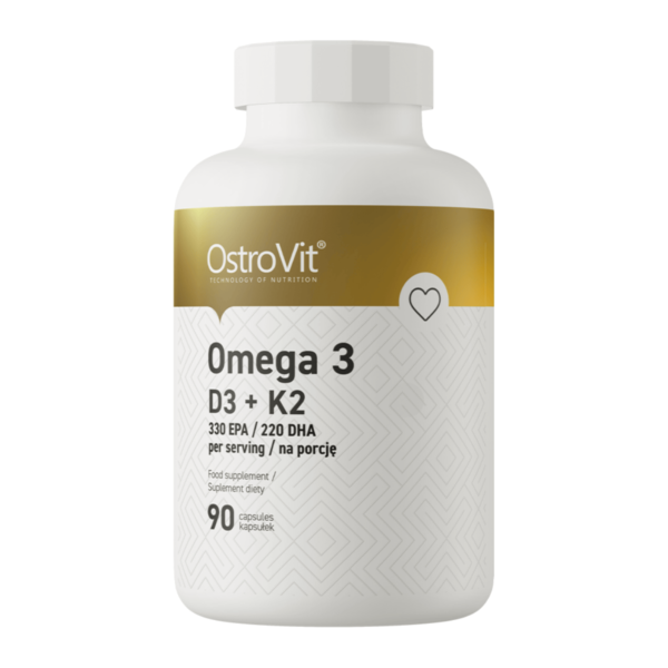 OSTROVIT Omega 3 D3 + K2, 90 kapslit 1