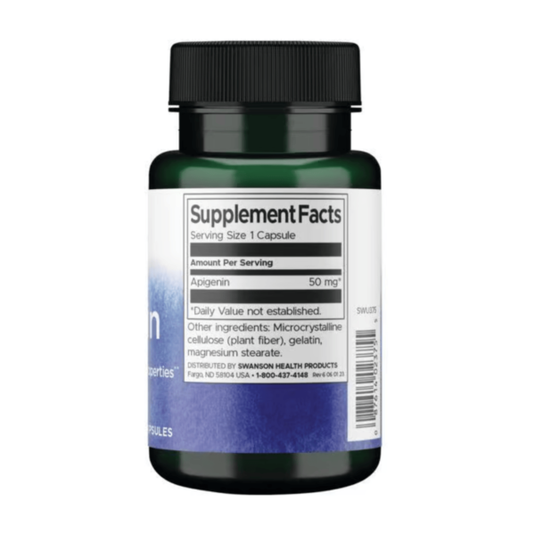 SWANSON Apigeniin 50mg, 90 kapslit
